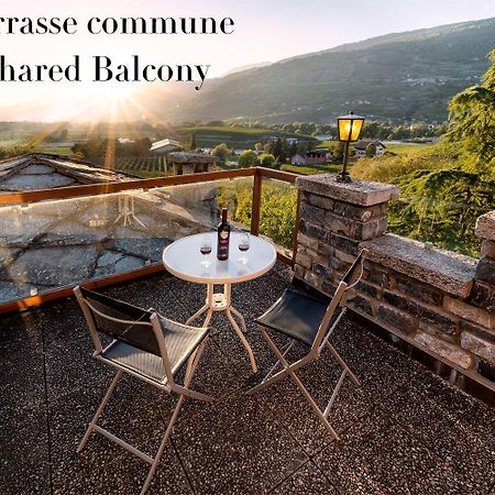 Castel de Daval Bed and Breakfast Sierre Buitenkant foto