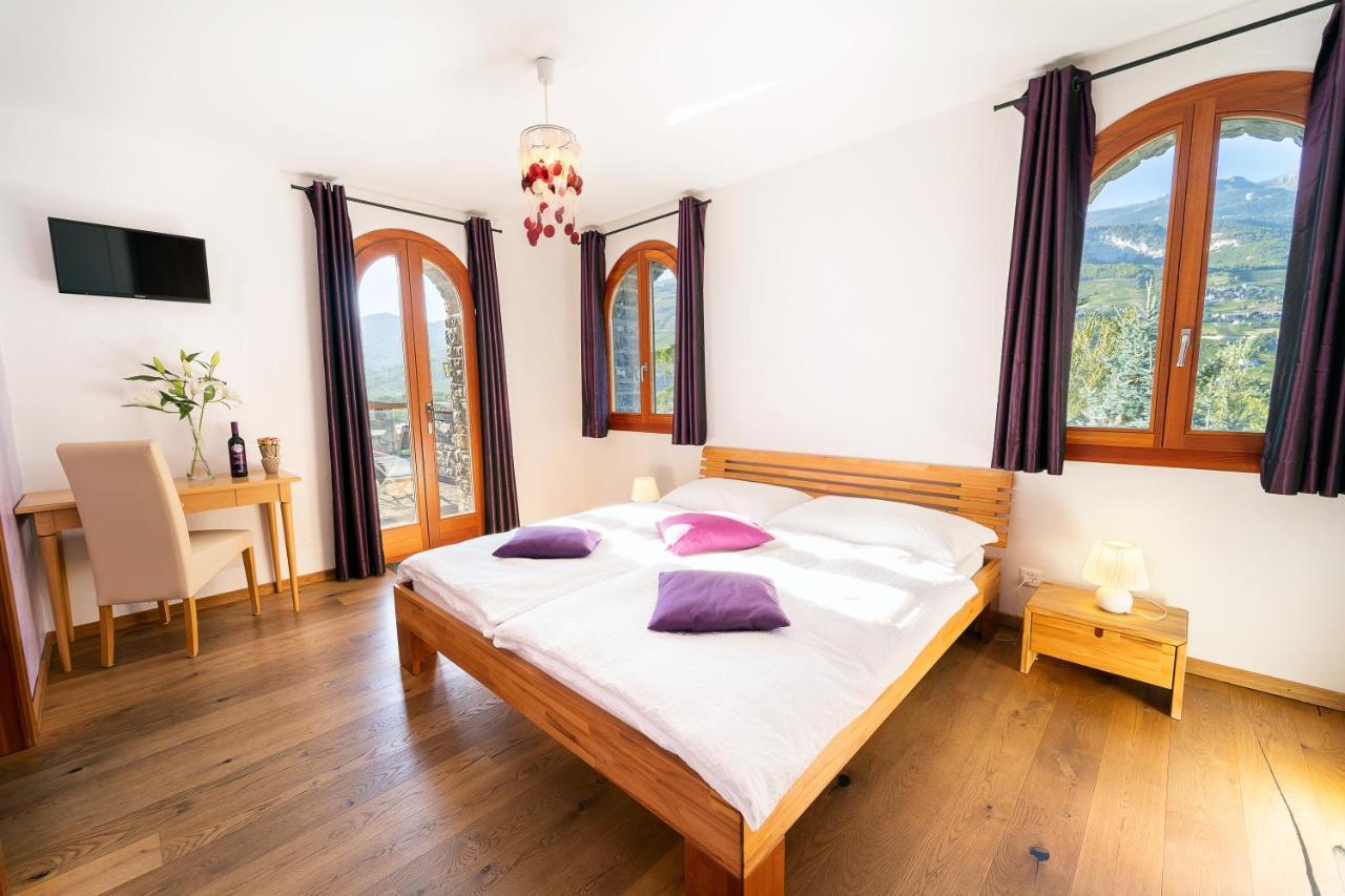 Castel de Daval Bed and Breakfast Sierre Buitenkant foto
